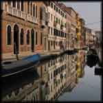 Venice canal reflection